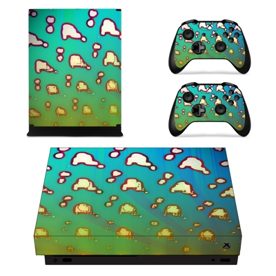 Clipart decal skin for Xbox one X Console and 2 Controllers Clipart decal skin for Xbox one X Console and 2 Controllers