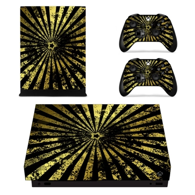 Pentagram decal skin for Xbox one X Console and 2 Controllers