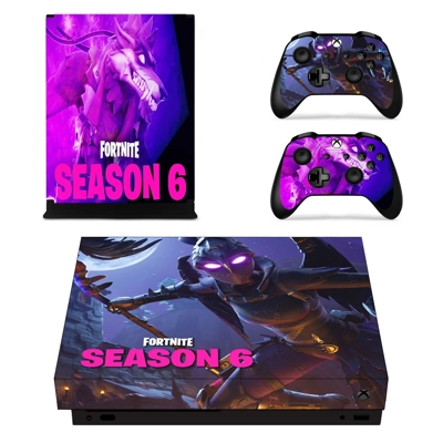 Fortnite decal skin for Xbox one X Console and 2 Controllers Fortnite decal skin for Xbox one X Console and 2 Controllers