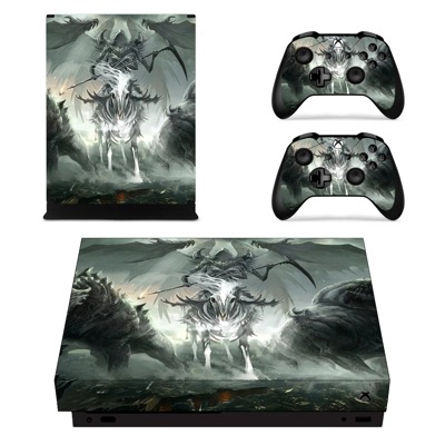 Grim Reaper decal skin for Xbox one X Console and 2 Contro.. Grim Reaper decal skin for Xbox one X Console and 2 Contro..