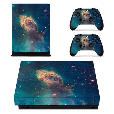 Space scene decal skin for Xbox one X Console and 2 Contro.. Space scene decal skin for Xbox one X Console and 2 Contro..