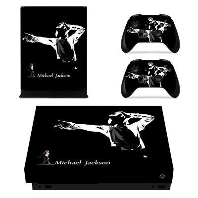 Michael Jackson decal skin for Xbox one X Console and 2 Co.. Michael Jackson decal skin for Xbox one X Console and 2 Co..