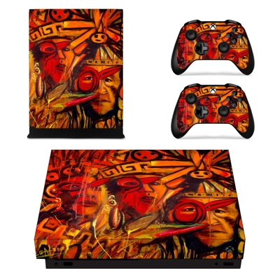 Ortega maila decal skin for Xbox one X Console and 2 Contr.. Ortega maila decal skin for Xbox one X Console and 2 Contr..