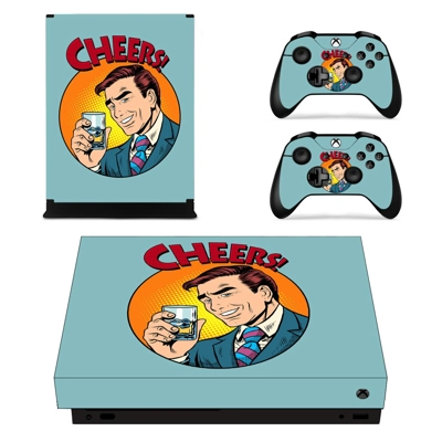 Drinks pop art decal skin for Xbox one X Console and 2 Con.. Drinks pop art decal skin for Xbox one X Console and 2 Con..