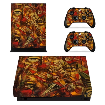 Renacer decal skin for Xbox one X Console and 2 Controllers Renacer decal skin for Xbox one X Console and 2 Controllers