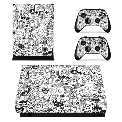 Sticker bomb decal skin for Xbox one X Console and 2 Contr.. Sticker bomb decal skin for Xbox one X Console and 2 Contr..