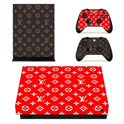 Supreme decal skin for Xbox one X Console and 2 Controllers Supreme decal skin for Xbox one X Console and 2 Controllers