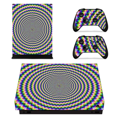 Abstraction decal skin for Xbox one X Console and 2 Contro.. Abstraction decal skin for Xbox one X Console and 2 Contro..