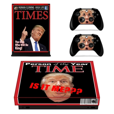 Donald Trump decal skin for Xbox one X Console and 2 Contr..