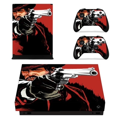 Red Dead Redemption 2 decal skin for Xbox one X Console an.. Red Dead Redemption 2 decal skin for Xbox one X Console an..