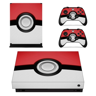 Pokemon Pokeball decal skin for Xbox one X Console and 2 C.. Pokemon Pokeball decal skin for Xbox one X Console and 2 C..