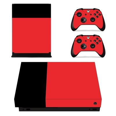 Red Board decal skin for Xbox one X Console and 2 Controll.. Red Board decal skin for Xbox one X Console and 2 Controll..