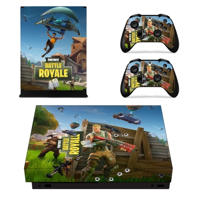 Fortnite battle royale decal skin for Xbox one X Console a..