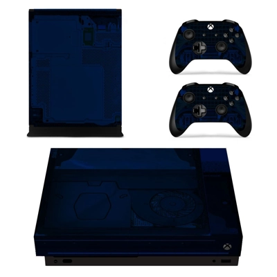 Metal Doors decal skin for Xbox one X Console and 2 Controllers