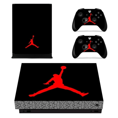 Jordan 23 decal skin for Xbox one X Console and 2 Controll.. Jordan 23 decal skin for Xbox one X Console and 2 Controll..