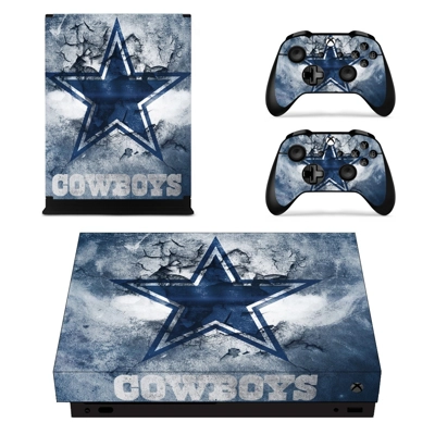 Dallas Cowboys decal skin for Xbox one X Console and 2 Con.. Dallas Cowboys decal skin for Xbox one X Console and 2 Con..