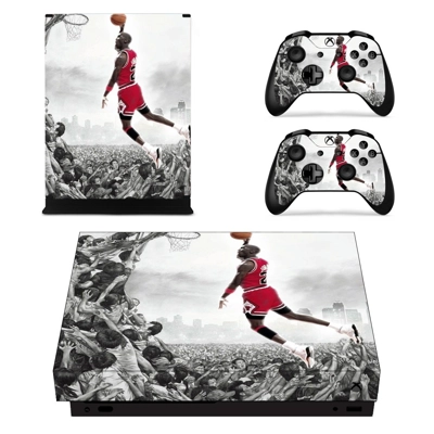 Jordan 23 decal skin for Xbox one X Console and 2 Controll.. Jordan 23 decal skin for Xbox one X Console and 2 Controll..