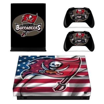 Tampa Bay Buccaneers decal skin for Xbox one X Console and.. Tampa Bay Buccaneers decal skin for Xbox one X Console and..