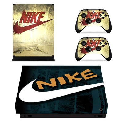 Nike decal skin for Xbox one X Console and 2 Controllers Nike decal skin for Xbox one X Console and 2 Controllers
