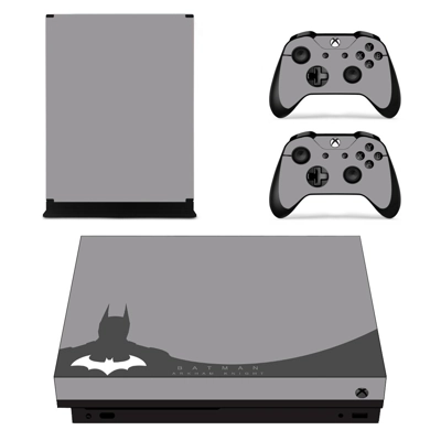Batman decal skin for Xbox one X Console and 2 Controllers Batman decal skin for Xbox one X Console and 2 Controllers