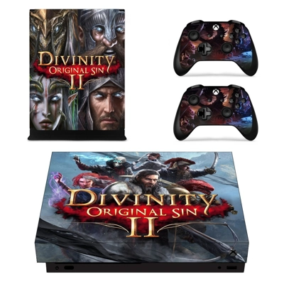 Divinity original sin 2 decal skin for Xbox one X Console .. Divinity original sin 2 decal skin for Xbox one X Console ..