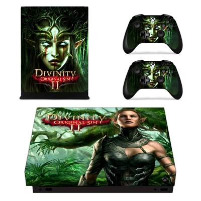 Divinity Original Sin 2 decal skin for Xbox one X Console and 2 Controllers