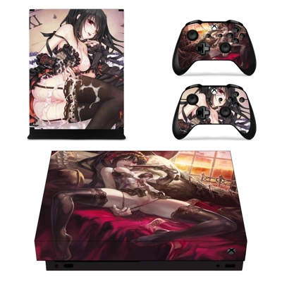 Sexy Anime decal skin for Xbox one X Console and 2 Control.. Sexy Anime decal skin for Xbox one X Console and 2 Control..