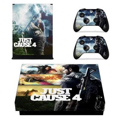 Just Cause 4 decal skin for Xbox one X Console and 2 Contr.. Just Cause 4 decal skin for Xbox one X Console and 2 Contr..