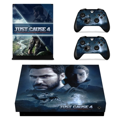 Just Cause 4 decal skin for Xbox one X Console and 2 Contr.. Just Cause 4 decal skin for Xbox one X Console and 2 Contr..