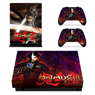 Onimusha decal skin for Xbox one X Console and 2 Controllers Onimusha decal skin for Xbox one X Console and 2 Controllers