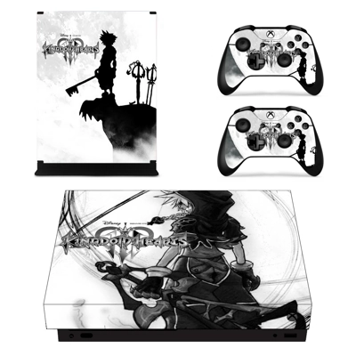 Kingdom Hearts 3 decal skin for Xbox one X Console and 2 C.. Kingdom Hearts 3 decal skin for Xbox one X Console and 2 C..