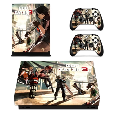 God Eater 3 decal skin for Xbox one X Console and 2 Contro.. God Eater 3 decal skin for Xbox one X Console and 2 Contro..