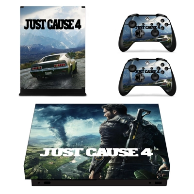 Just Cause 4 decal skin for Xbox one X Console and 2 Contr.. Just Cause 4 decal skin for Xbox one X Console and 2 Contr..