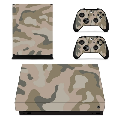 Camouflage decal skin for Xbox one X Console and 2 Control.. Camouflage decal skin for Xbox one X Console and 2 Control..