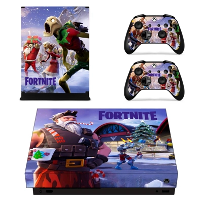 Fortnite decal skin for Xbox one X Console and 2 Controllers Fortnite decal skin for Xbox one X Console and 2 Controllers