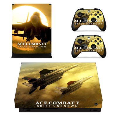 ACE Combat 7 decal skin for Xbox one X Console and 2 Contr.. ACE Combat 7 decal skin for Xbox one X Console and 2 Contr..