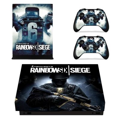 Rainbow Six Siege decal skin for Xbox one X Console and 2 .. Rainbow Six Siege decal skin for Xbox one X Console and 2 ..