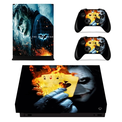 The Joker decal skin for Xbox one X Console and 2 Controll.. The Joker decal skin for Xbox one X Console and 2 Controll..