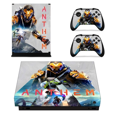 Anthem decal skin for Xbox one X Console and 2 Controllers Anthem decal skin for Xbox one X Console and 2 Controllers