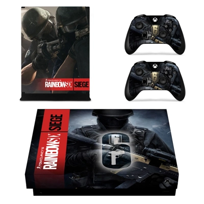 Rainbow Six Siege decal skin for Xbox one X Console and 2 .. Rainbow Six Siege decal skin for Xbox one X Console and 2 ..