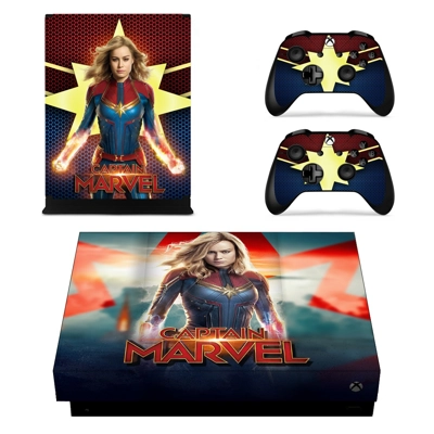 Supergirl decal skin for Xbox one X Console and 2 Controll.. Supergirl decal skin for Xbox one X Console and 2 Controll..