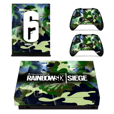 Rainbow Six Siege decal skin for Xbox one X Console and 2 .. Rainbow Six Siege decal skin for Xbox one X Console and 2 ..