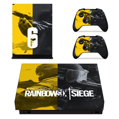 Rainbow Six Siege decal skin for Xbox one X Console and 2 .. Rainbow Six Siege decal skin for Xbox one X Console and 2 ..