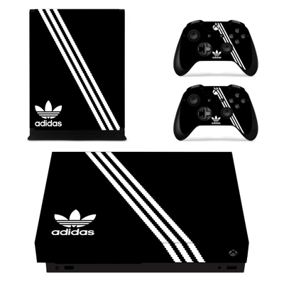 Adidas decal skin for Xbox one X Console and 2 Controllers Adidas decal skin for Xbox one X Console and 2 Controllers