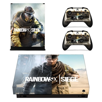 Rainbow Six Siege decal skin for Xbox one X Console and 2 .. Rainbow Six Siege decal skin for Xbox one X Console and 2 ..