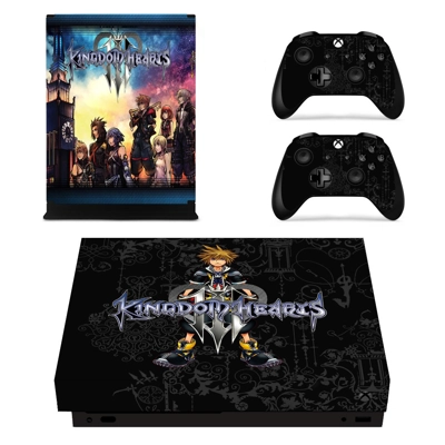 Kingdom Hearts 3 decal skin for Xbox one X Console and 2 C.. Kingdom Hearts 3 decal skin for Xbox one X Console and 2 C..