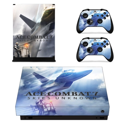 ACE Combat 7 decal skin for Xbox one X Console and 2 Contr.. ACE Combat 7 decal skin for Xbox one X Console and 2 Contr..