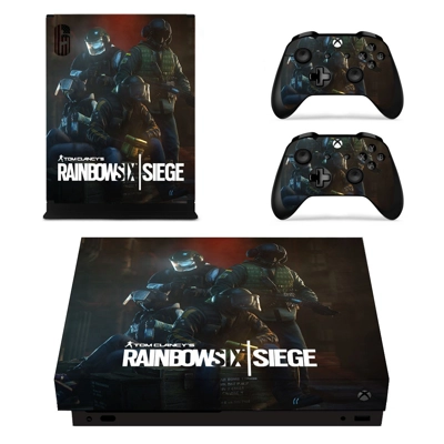 Rainbow Six Siege decal skin for Xbox one X Console and 2 .. Rainbow Six Siege decal skin for Xbox one X Console and 2 ..