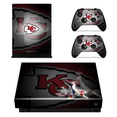 Kansas City Chiefs decal skin for Xbox one X Console and 2.. Kansas City Chiefs decal skin for Xbox one X Console and 2..