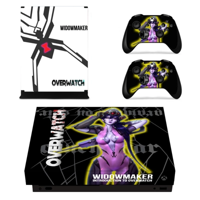 Overwatch widowmaker decal skin for Xbox one X Console and.. Overwatch widowmaker decal skin for Xbox one X Console and..